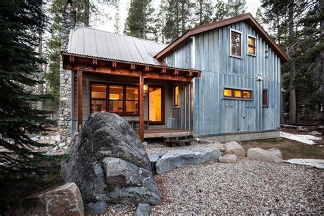 painted metal lake house|Rustic Exterior Home with a Metal Roof Ideas .